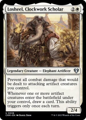 Losheel, Clockwork Scholar<br /><span class="collector-number">Collector No. 38</span>
