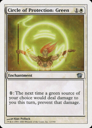 Circle of Protection: Green<br /><span class="collector-number">Collector No. 12</span>