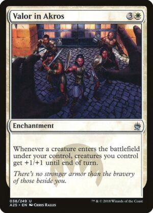 Valor in Akros<br /><span class="collector-number">Collector No. 38</span>