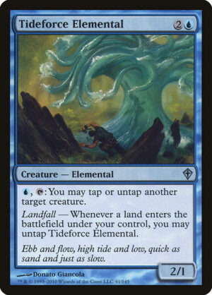 Tideforce Elemental<br /><span class="collector-number">Collector No. 41</span>