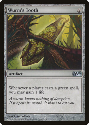 Wurm's Tooth<br /><span class="collector-number">Collector No. 222</span>