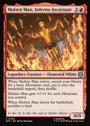 Molten Man, Inferno Incarnate - Foil<br /><span class="collector-number">Collector No. 84</span>