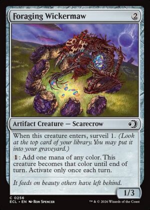 Foraging Wickermaw<br /><span class="collector-number">Collector No. 256</span>