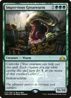Impervious Greatwurm - Foil<br /><span class="collector-number">Collector No. 273</span>
