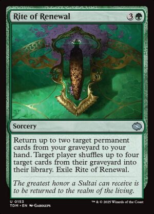 Rite of Renewal - Foil<br /><span class="collector-number">Collector No. 153</span>