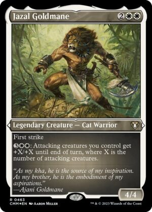Jazal Goldmane - Etched<br /><span class="collector-number">Collector No. 463</span>