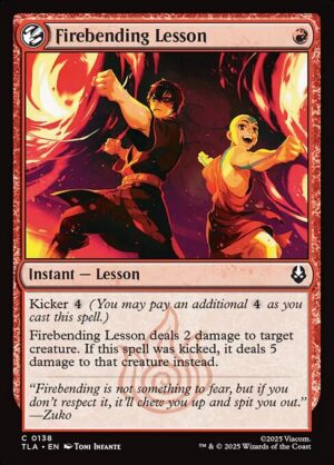 Firebending Lesson - Foil<br /><span class="collector-number">Collector No. 138</span>