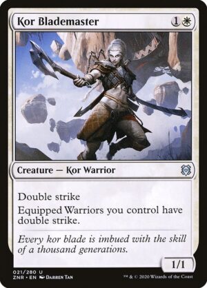 Kor Blademaster<br /><span class="collector-number">Collector No. 21</span>