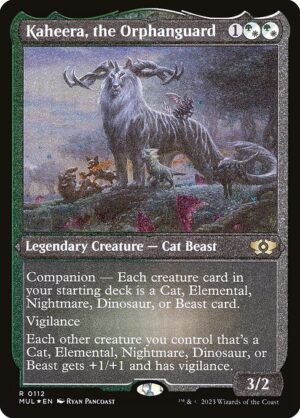 Kaheera, the Orphanguard - Etched<br /><span class="collector-number">Collector No. 112</span>