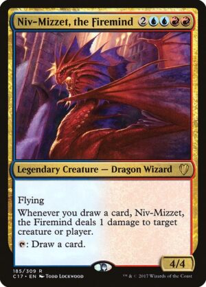 Niv-Mizzet, the Firemind<br /><span class="collector-number">Collector No. 185</span>