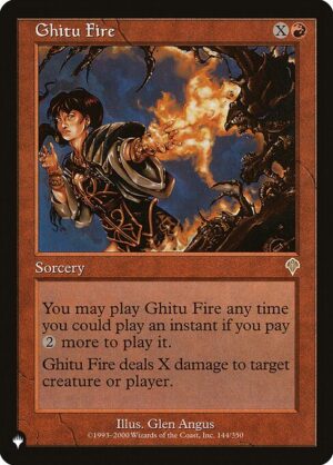 Ghitu Fire<br /><span class="collector-number">Collector No. INV-144</span>