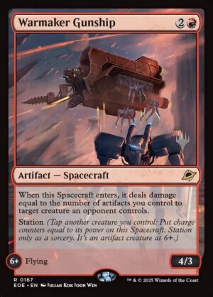Warmaker Gunship<br /><span class="collector-number">Collector No. 167p</span>