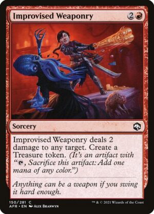 Improvised Weaponry - Foil<br /><span class="collector-number">Collector No. 150</span>