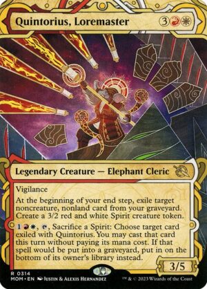 Quintorius, Loremaster<br /><span class="collector-number">Collector No. 314</span>