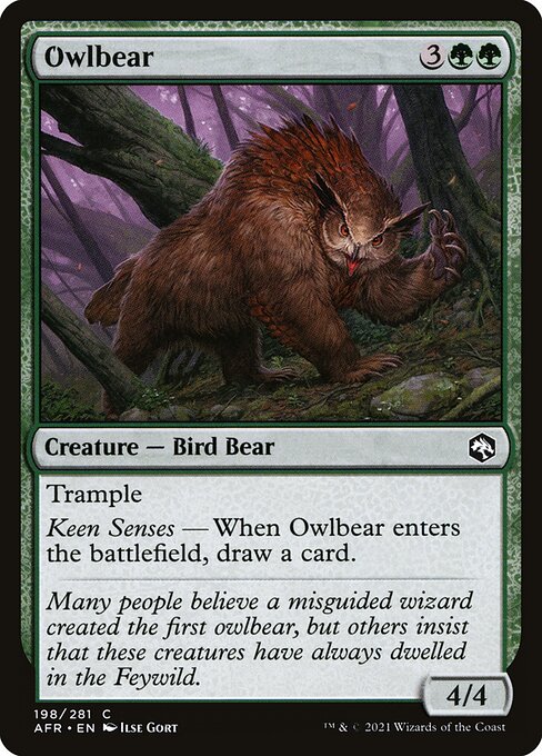 Owlbear<br /><span class="collector-number">Collector No. 198</span>