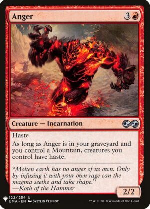 Anger<br /><span class="collector-number">Collector No. UMA-122</span>