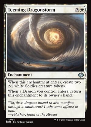Teeming Dragonstorm - Foil<br /><span class="collector-number">Collector No. 30</span>
