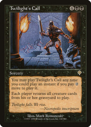 Twilight's Call<br /><span class="collector-number">Collector No. 130</span>