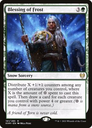 Blessing of Frost - Foil<br /><span class="collector-number">Collector No. 161</span>