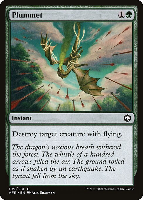 Plummet<br /><span class="collector-number">Collector No. 199</span>