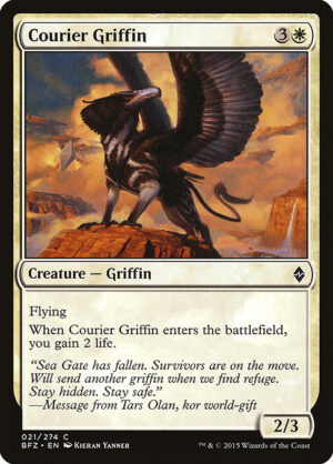 Courier Griffin<br /><span class="collector-number">Collector No. 21</span>