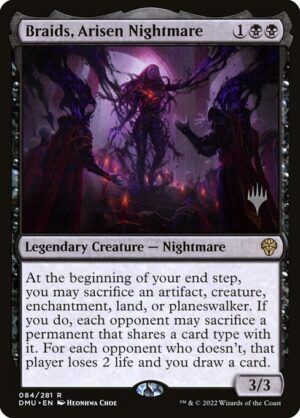 Braids, Arisen Nightmare - Foil<br /><span class="collector-number">Collector No. 84p</span>