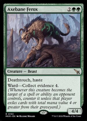 Axebane Ferox<br /><span class="collector-number">Collector No. 153</span>