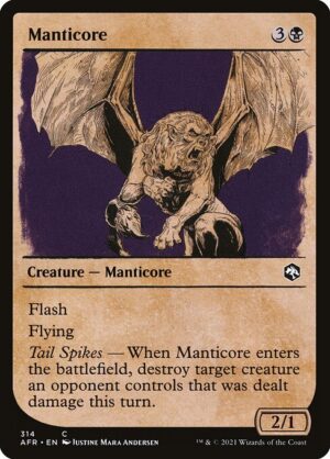 Manticore<br /><span class="collector-number">Collector No. 314</span>