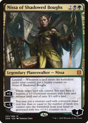 Nissa of Shadowed Boughs - Foil<br /><span class="collector-number">Collector No. 231</span>