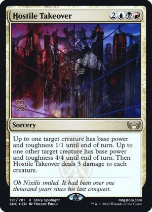 Hostile Takeover - Foil<br /><span class="collector-number">Collector No. 191s</span>