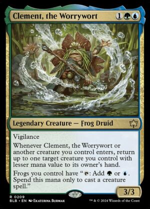 Clement, the Worrywort - Foil<br /><span class="collector-number">Collector No. 209</span>