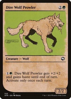 Dire Wolf Prowler<br /><span class="collector-number">Collector No. 325</span>