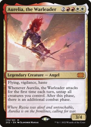 Aurelia, the Warleader<br /><span class="collector-number">Collector No. 179</span>