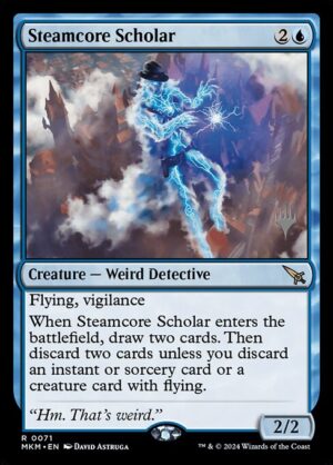 Steamcore Scholar<br /><span class="collector-number">Collector No. 71p</span>