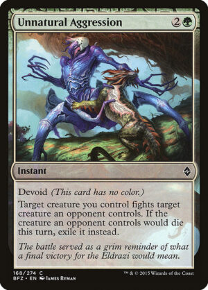 Unnatural Aggression<br /><span class="collector-number">Collector No. 168</span>