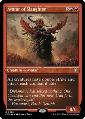 Avatar of Slaughter - Etched<br /><span class="collector-number">Collector No. 529</span>