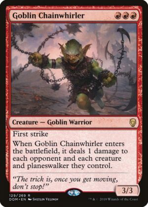 Goblin Chainwhirler<br /><span class="collector-number">Collector No. 129</span>