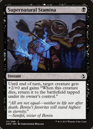 Supernatural Stamina<br /><span class="collector-number">Collector No. 111</span>