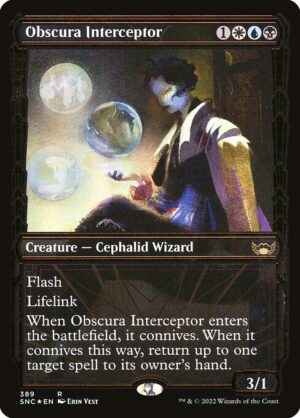 Obscura Interceptor - Foil<br /><span class="collector-number">Collector No. 389</span>