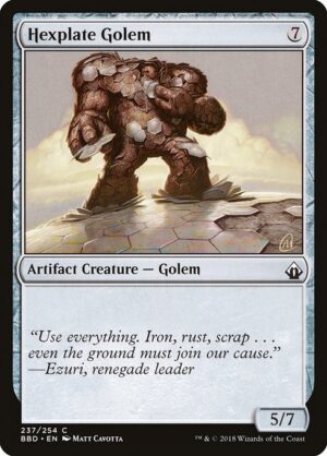 Hexplate Golem<br /><span class="collector-number">Collector No. 237</span>