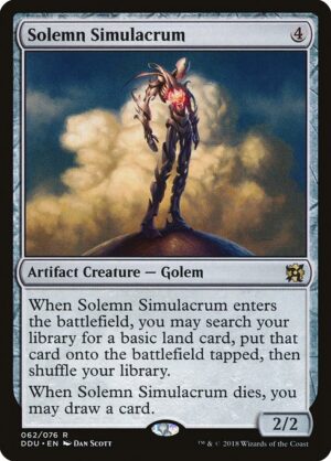 Solemn Simulacrum<br /><span class="collector-number">Collector No. 62</span>