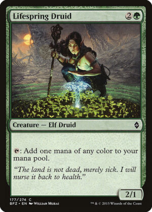 Lifespring Druid<br /><span class="collector-number">Collector No. 177</span>
