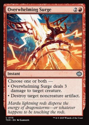 Overwhelming Surge - Foil<br /><span class="collector-number">Collector No. 115</span>