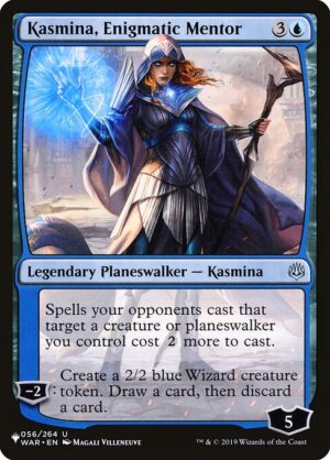 Kasmina, Enigmatic Mentor<br /><span class="collector-number">Collector No. WAR-56</span>
