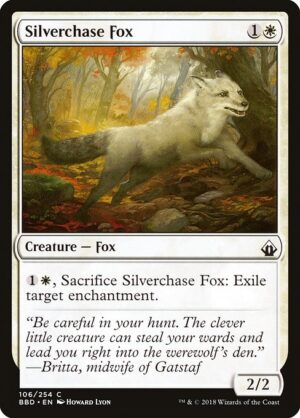 Silverchase Fox<br /><span class="collector-number">Collector No. 106</span>