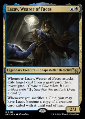 Lazav, Wearer of Faces<br /><span class="collector-number">Collector No. 216</span>
