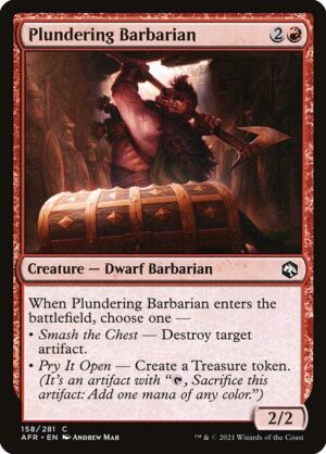 Plundering Barbarian<br /><span class="collector-number">Collector No. 158</span>