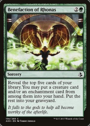 Benefaction of Rhonas<br /><span class="collector-number">Collector No. 156</span>