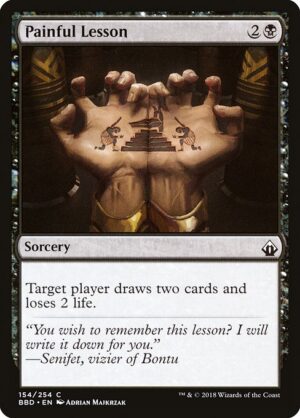 Painful Lesson<br /><span class="collector-number">Collector No. 154</span>