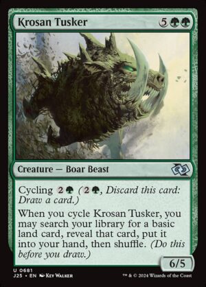 Krosan Tusker<br /><span class="collector-number">Collector No. 681</span>